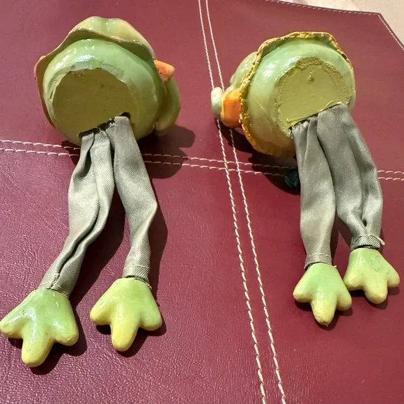 Vintage Frog Gardeners Shelf Sitter Figurines - Picture 6 of 9